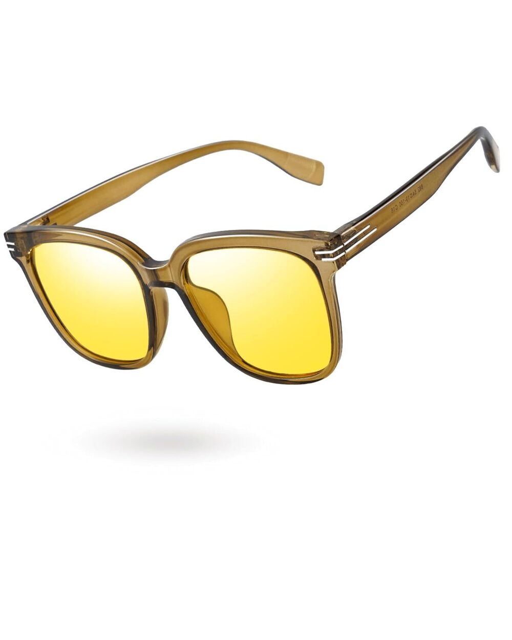 5982 Night Vision Glasses for Driving , Anti Glare Polarized Yellow Lenses